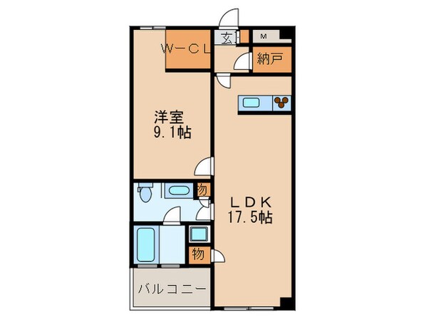 御棚町Ｈｉｌｌｓの物件間取画像